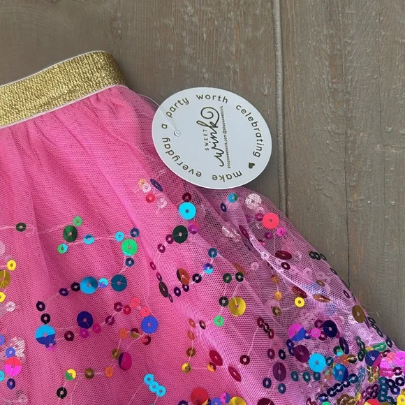 Sweet Wink Raspberry Confetti Tutu - 2-4Y - Brand New - NWT - Picture 4 of 13